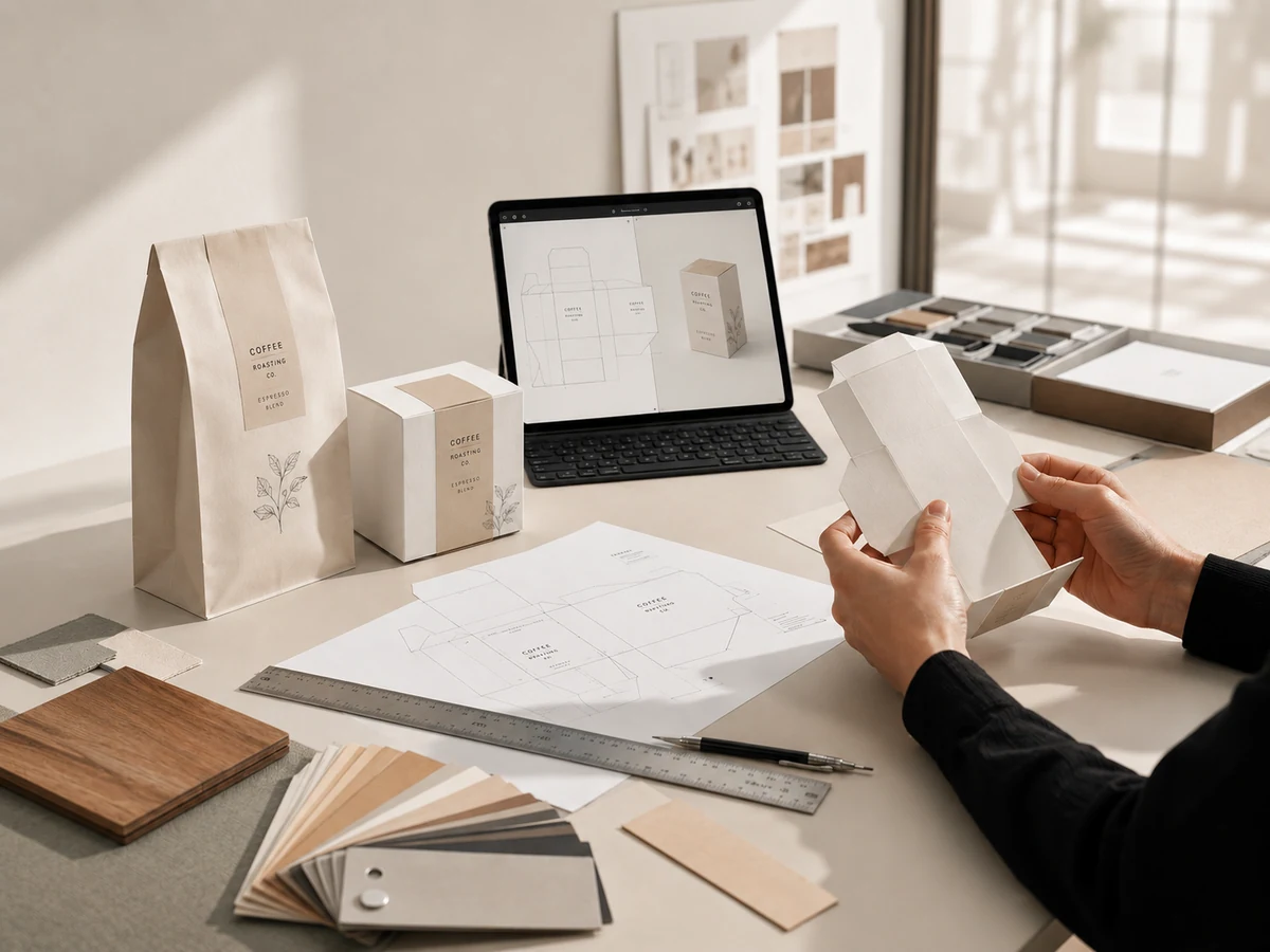 Custom packaging sample development process